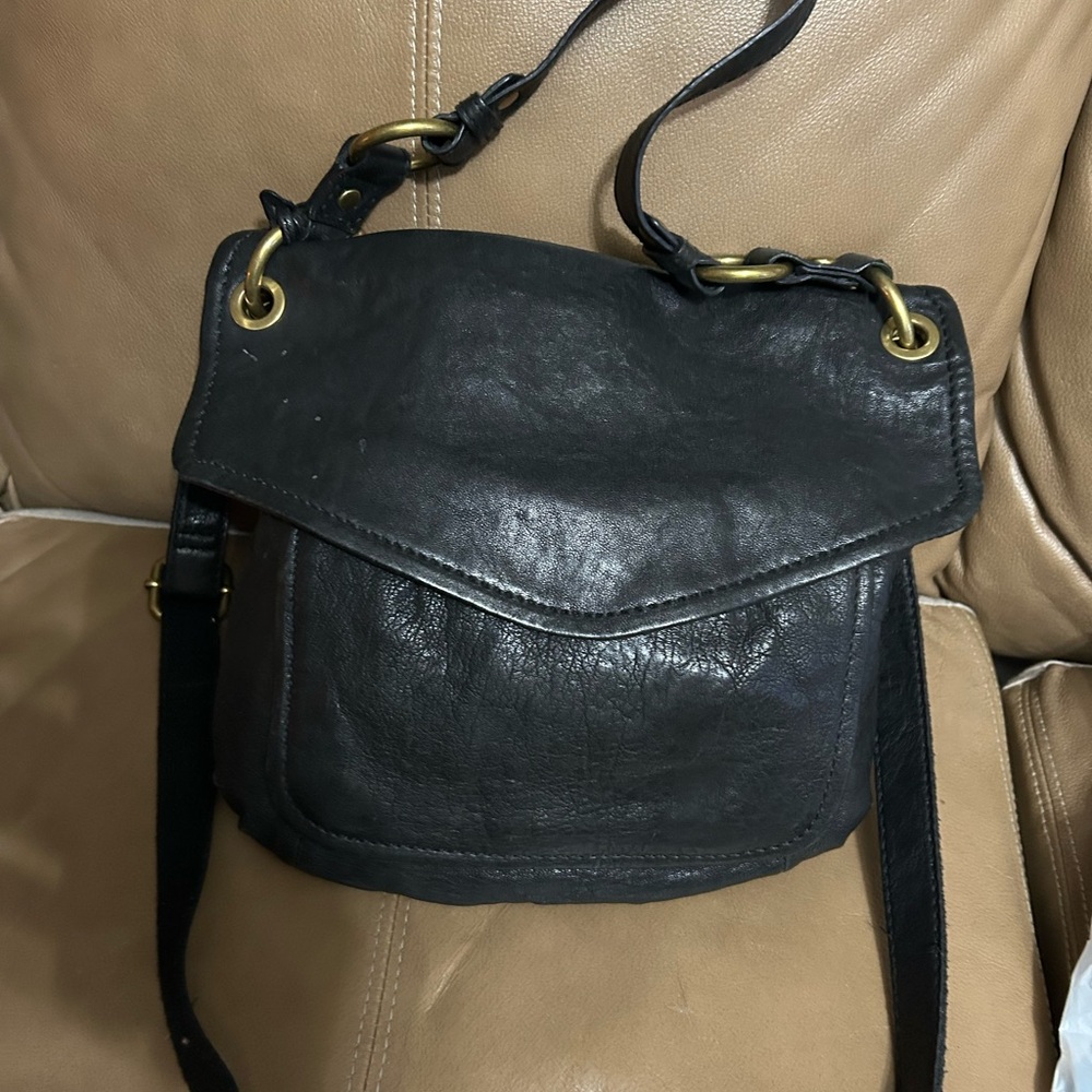 Fossil Black Leather handbag